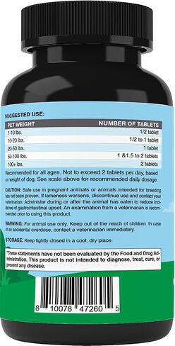 Vitamatic Turmeric for Dogs Anti Inflammatory Pain Relief - 120 Chewable Tablets - Hip & Joint Support Anti Inflammatory for Dogs with Curcumin, Collagen & Black Pepper in Saudi Arabia