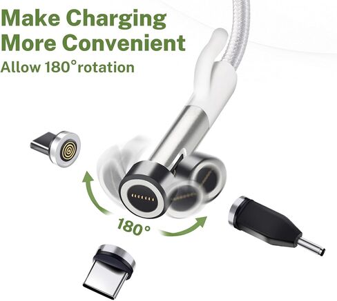 ستائر ميلين الآلية لكابل شحن مغناطيسي للنافذة مع موصلات مغناطيسية من النوع C Micro USB وDC35 فقط للظلال الآلية in Kuwait