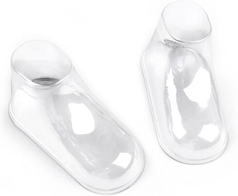 100Pcs Clear Plastic Baby Feet Display, Baby Booties Crochet Shoes Socks Showcase, Toddler Shoes Supports Shoe Forms Stand Holder for Store and Home Use, 50Pair, 8CM in Saudi Arabia