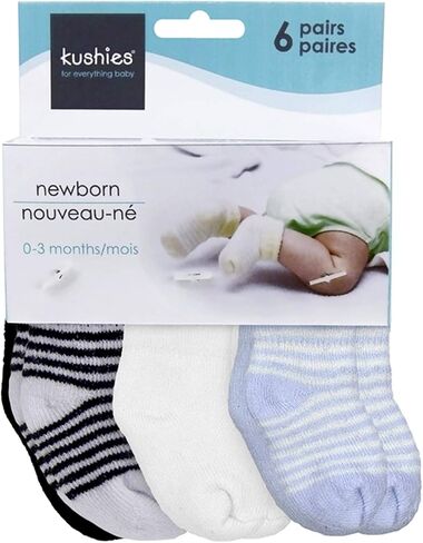 Kushies Newborn Terry Socks in Saudi Arabia