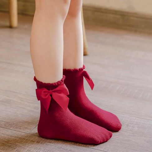 جوارب sockfun للفتيات حديثي الولادة والرضع والأطفال الصغار، جوارب للبنات هدايا للفتيات الرضع في عبوة من 5/6 in Saudi Arabia