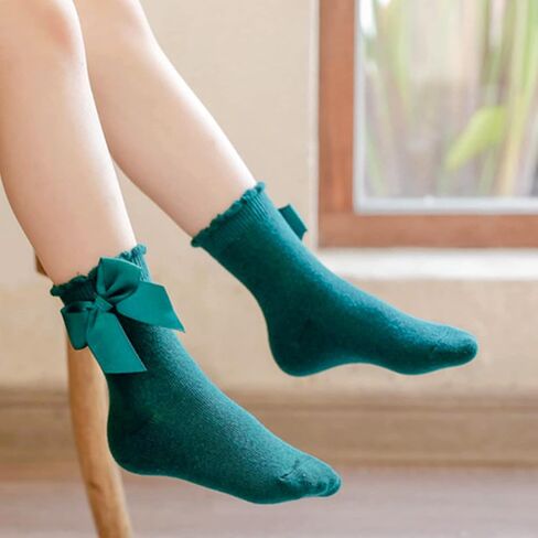 جوارب sockfun للفتيات حديثي الولادة والرضع والأطفال الصغار، جوارب للبنات هدايا للفتيات الرضع في عبوة من 5/6 in Saudi Arabia