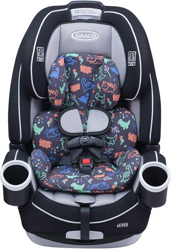 JYOKO Kids Cotton Cover Liner Compatible with Reducer Graco 4Ever (Happy Dino) in Kuwait