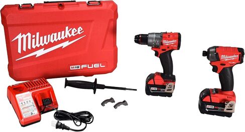 Milwaukee 3699-22 18V Surge Impact and Hammer Drill Combo Kit w/ 2 5Ah Batteries in Saudi Arabia