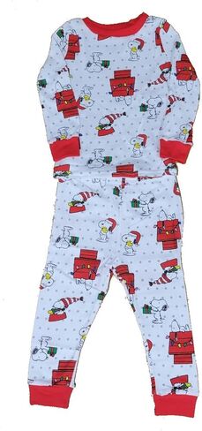 Komar Kids Peanuts Christmas 2-Piece Toddler Pajamas Sets in Saudi Arabia