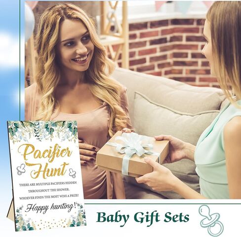 51 قطعة من ألعاب استحمام الطفل الرائعة من ثايل تتضمن علامة صيد مصاصة الطفل و50 لهاية أطفال من الأكريليك لهايات صغيرة لألعاب استحمام الطفل ومجموعات هدايا للكشف عن جنس الطفل (كرافت) in Kuwait