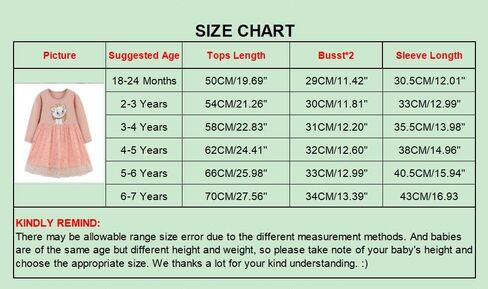 Amberetech Kids Girls Long Sleeve Dresses Casual Butterfly Striped Dresses in Kuwait