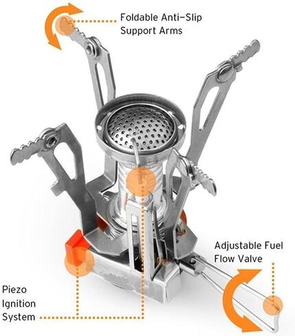 VINQLIQ التخييم نار الطبخ الفوضى كيت المطبخ معدات الطبخ مجموعة خفيفة الوزن دائم وعاء مجموعات معدات حقيبة الظهر في الهواء الطلق ، حقيبة الظهر ، المشي لمسافات طويلة ، نزهة in Kuwait