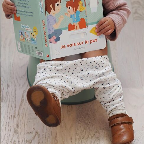 BEABA Ergonomic Training Potty, Provides Comfort and Support, Lightweight & Portable Potty for Potty Training, Potty Training Seat, Compact Toddler Potty (Sage) in Saudi Arabia