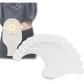 ZnnaYoha Skin Barrier Strips, Adhesive Barrier Extender Strips 20 Pcs, Y- Shaped Barrier Strips for All Colostomy Bags, Ostomy Supplies in Kuwait