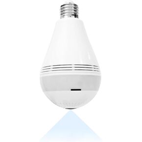 Kopfus WiFi Bulb Camera Light, 1080P Smart Security Camera Bulb, Wireless 360 Fisheye Camera Lamp with Floodlight & IR Night Vision/Motion Detection/Alert Events/Cloud & SD Card Storage/V380 App/M7 in Kuwait