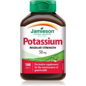 Jamieson Potassium 50 mg, 100 tablets in Kuwait