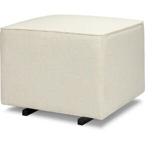 DaVinci Universal Gliding Ottoman in Frost Grey, GREENGUARD Gold & CertiPUR-US Certified in Kuwait