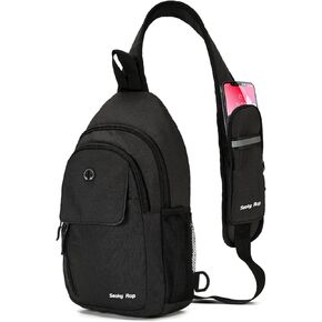 Seoky Rop Sling Backpack Bag for Men Women Water Resistant Crossbody Bag Daypack for Hiking Travel Dark Grey in Kuwait
