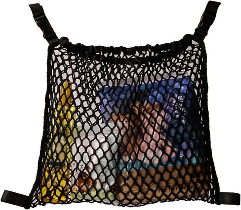 Baby Stroller Organizer, Polyester Net Mesh Storage Bag with Extra Large Storage Space Adjustable Cargo Net Bag for Carrying Diaper Toys and Snacks in Saudi Arabia
