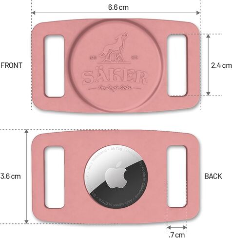 حامل طوق الكلب Mammoth Airtag، حامل Airtag القوي للكلاب هو الطريقة المثالية لتتبع كلبك عبر نظام تحديد المواقع العالمي (GPS) | يستخدم تقنية Apple لتتبع كلبك | لن يضر طوقك - أسود in Kuwait