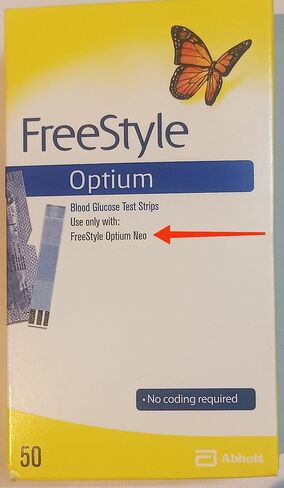 Glucometer optium neo 100 Strips in Kuwait