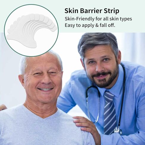 ZnnaYoha Skin Barrier Strips, Adhesive Barrier Extender Strips 20 Pcs, Y- Shaped Barrier Strips for All Colostomy Bags, Ostomy Supplies in Kuwait