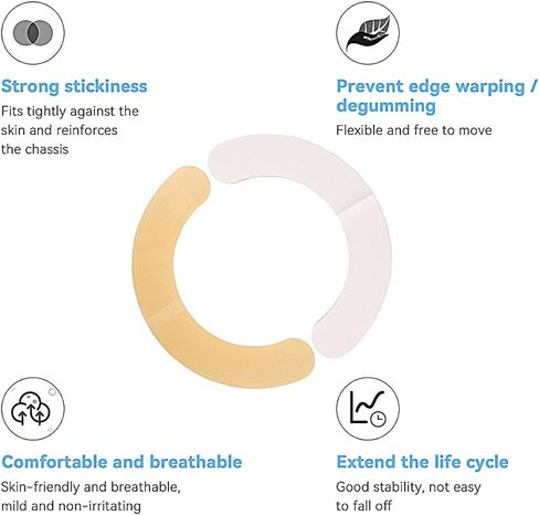 شرائط حاجز غرواني هيدروكولويد من ستياوسي، مطاط مقاوم للماء، لوازم الفطور لختم رائحة كيس ستوما الفطري - علبة من 20 قطعة in Kuwait