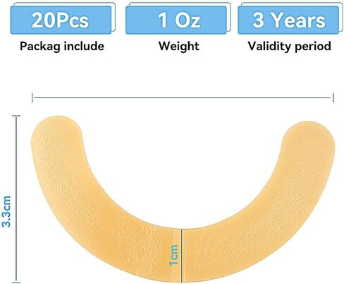 شرائط حاجز غرواني هيدروكولويد من ستياوسي، مطاط مقاوم للماء، لوازم الفطور لختم رائحة كيس ستوما الفطري - علبة من 20 قطعة in Kuwait