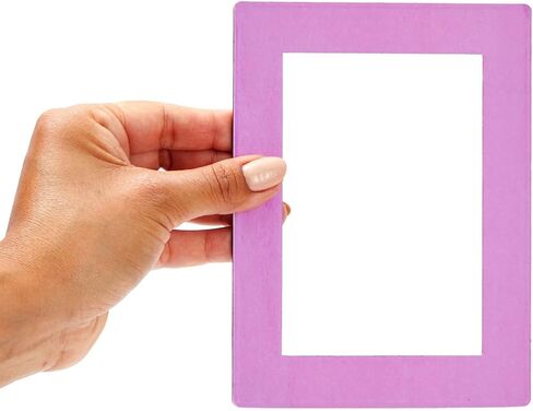 Juvale 15-Pack 4x6 Magnetic Picture Frames for Refrigerator, Locker, Office, Kitchen Cabinet, Classroom, Arts and Crafts Projects, Holds 4x6 Photos (5 Colorful Borders) in Saudi Arabia