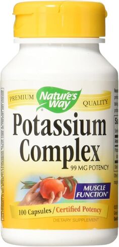 Nature's Way Potassium Complex, 100 Caps in Saudi Arabia