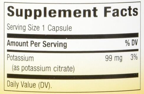 Nature's Way Potassium Complex, 100 Caps in Saudi Arabia