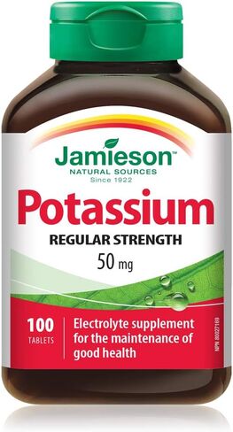 Jamieson Potassium 50 mg, 100 Tablets in Saudi Arabia