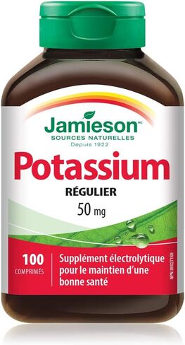 Jamieson Potassium 50 mg, 100 Tablets in Saudi Arabia
