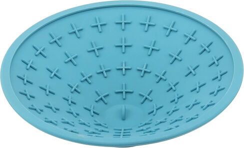 LickiMat Splash, Dog Slow Feeder Bowl Lick Mat, Boredom Anxiety Reducer, Sticks to Smooth Surface; Perfect for Food, Treats, Yogurt, or Peanut Butter. Fun Alternative to a Slow Feed Dog Bowl, Orange in Saudi Arabia