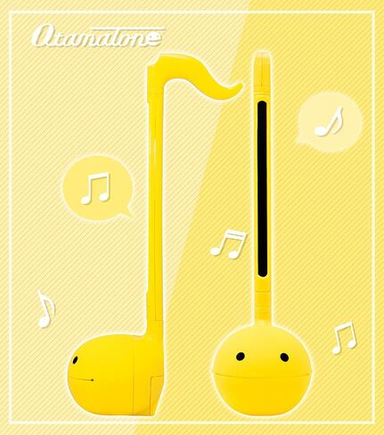 Otamatone Classic [الإصدار الإنجليزي] آلة موسيقية إلكترونية يابانية صفراء محمولة من اليابان Maywa Denki هدية للأطفال والكبار in Saudi Arabia