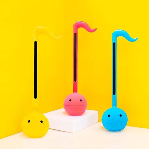 Otamatone Classic [الإصدار الإنجليزي] آلة موسيقية إلكترونية يابانية صفراء محمولة من اليابان Maywa Denki هدية للأطفال والكبار in Saudi Arabia