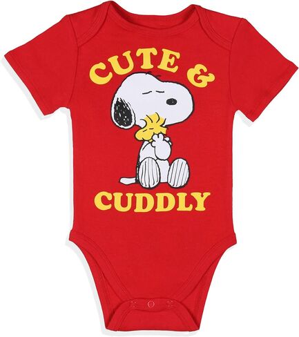 بيجامة نوم للأولاد من Peanuts Infant Boys Snoopy وWoodstock Sleeper مكونة من 3 قطع in Saudi Arabia