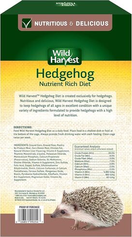 نظام غذائي غني بالمغذيات من وايلد هارفيست القنفذ، 22 أونصة، طعام يومي مدعم بالفيتامينات والمعادن in Kuwait