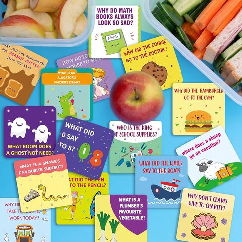 60 حزمة من ملاحظات صندوق الغداء للأطفال، بطاقات نكتة للأولاد والبنات، بطاقات ملاحظات ملهمة، ملاحظات تحفيزية لصندوق الغداء، العودة إلى اللوازم المدرسية in Kuwait