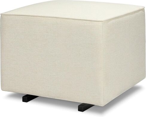 DaVinci Universal Gliding Ottoman in Frost Grey, GREENGUARD Gold & CertiPUR-US Certified in Saudi Arabia