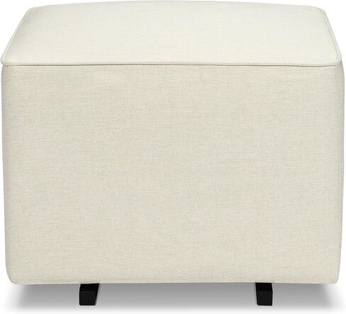 DaVinci Universal Gliding Ottoman in Frost Grey, GREENGUARD Gold & CertiPUR-US Certified in Saudi Arabia