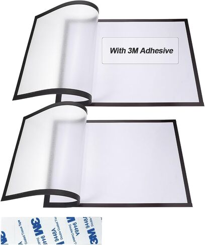 Magnetic Photo Frames,Magnetic Picture Frames for Refrigerator 4x6in,Self Adhesive Magnetic Picture Frames, Photo Frames Suitable for Fridge Glass Window Door 2pcs (gold) in Saudi Arabia