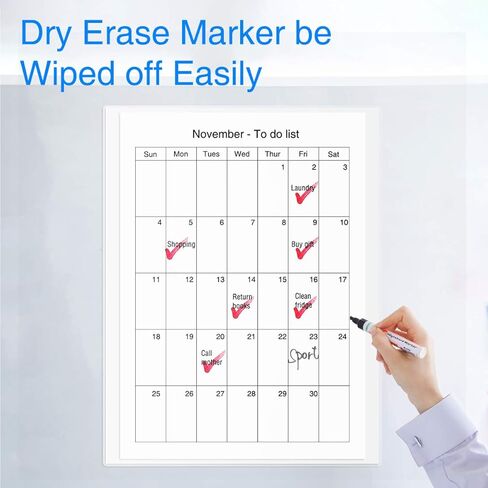 إطارات الصور المغناطيسية للثلاجة 8.5x11، 8 عبوات مغناطيس الثلاجة صورة إطار صورة صورة صورة صورة جيب، مثالية لعرض الإطارات، الأعمال الفنية والجداول الزمنية للأطفال in Kuwait