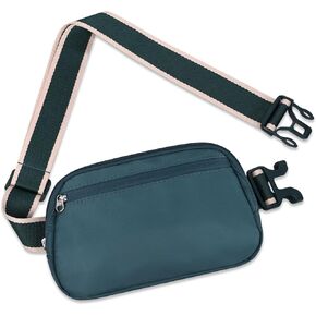 Caweet Belt Bag for Women Men, Fanny Pack Crossbody Bags for Women Trendy, Fashion Waist Packs for Workout Running Traveling Hiking, Sky Blue