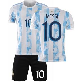 Blue No.10 Soccer Football Player Boys Kids Youth Jersey Shirt Kit Shorts Set (Year-2022, Age 10-12 Yr) in Kuwait