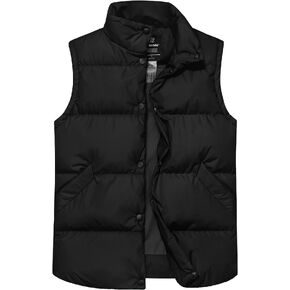 Wantdo Women's Puffer Vests Thicken Winter Vest Warm Bubble Vest Winter Coat