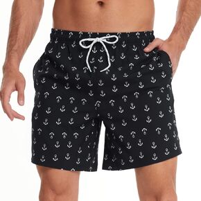 FEIXIANG Mens Quick Dry Swim Trunk with Breathable Mesh Lining Beach Shorts with Pockets in Kuwait