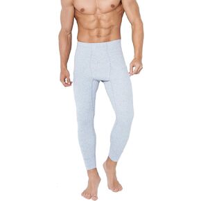 TEERFU Mens Thermal Underwear Pants Long Johns Bottoms,Midweight Cotton Warm Base Layer Bottom