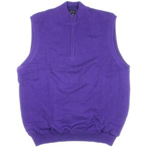 Greg Norman Collection Men's Lined Pima 1/4 Zip Vest
