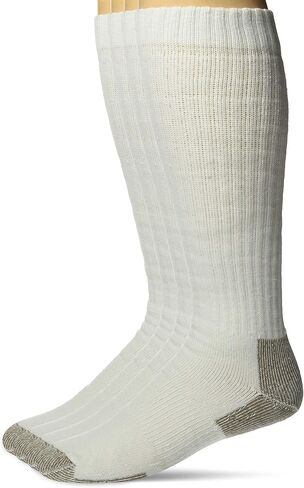 Carolina Ultimate mens Steel Toe Boot Cushion Over the Calf Socks 4 Pair Pack in Kuwait