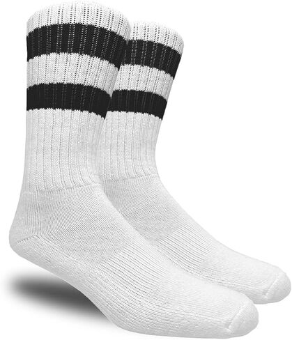 Running Mate Men's Stripe Crew Socks - 3 Pairs in Kuwait