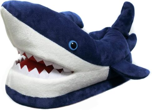 Women's Fluffy Animal Slippers, Novelty Shark Whale Fish Slippers for Women and Men in Saudi Arabia