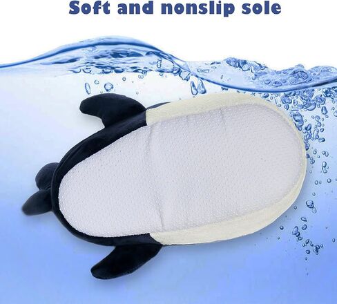 Women's Fluffy Animal Slippers, Novelty Shark Whale Fish Slippers for Women and Men in Saudi Arabia