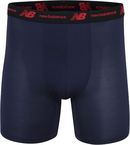 New Balance Men's Mesh 5" No Fly Boxer Brief (4 Pack) in Saudi Arabia